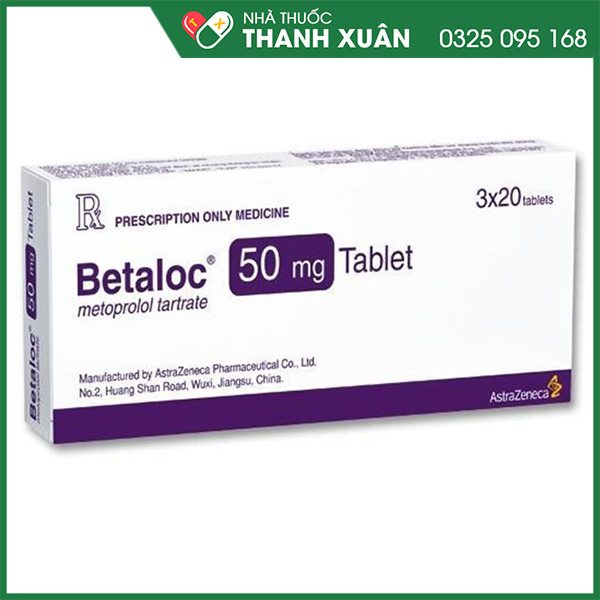 Betaloc 50mg Tablet - thuốc điều trị tim mạch